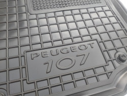 Tappetini di gomma per Peugeot 107 (2005-2014)